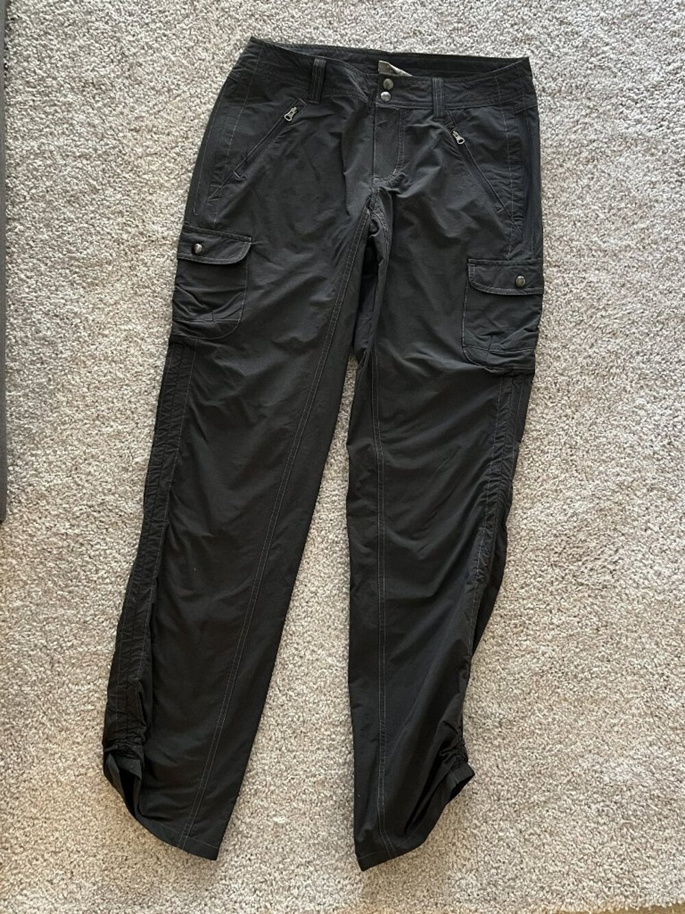 Kuhl Women's Hiking Pants, Size 6, Straight Leg, Charcoal Color